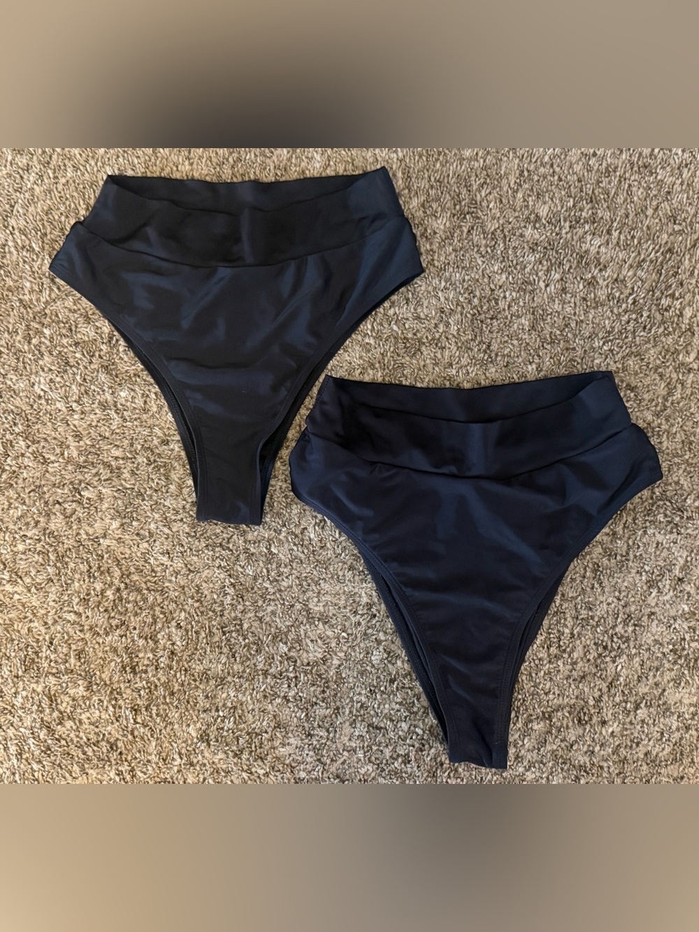 High-Rise Black Bikini Bottom Bundle